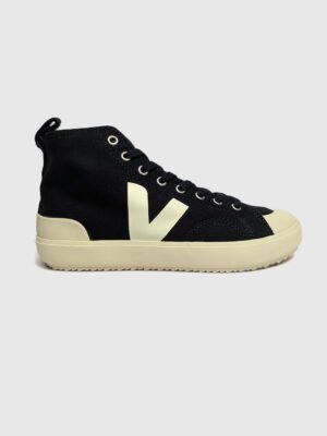 VEJA Black High Top Nova Canvas